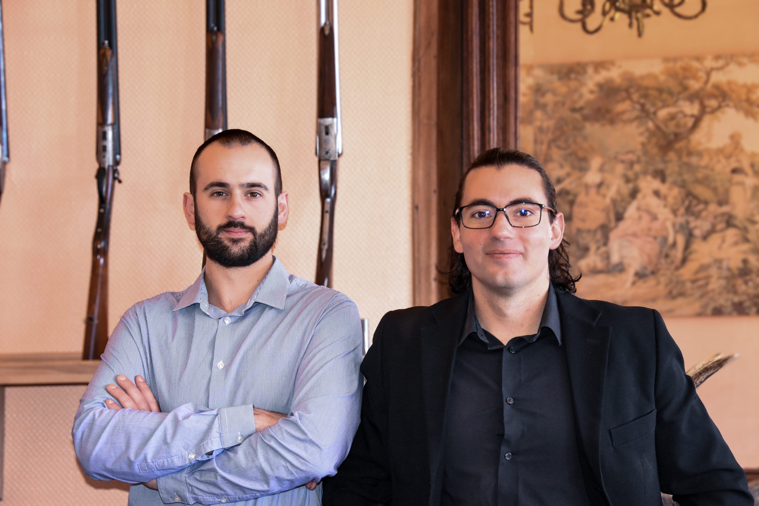 Alexandre et Maxime, fondateurs de Gun Room Sologne